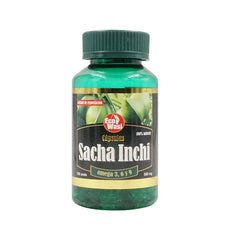 SACHA INCHI 100 CÁPSULAS 500MG | Función cerebral, Regulación hormonal, Antiinflamatorio. - Salud Vida Peru