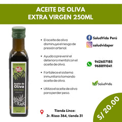 Aceite de oliva extra virgen | 250 ml