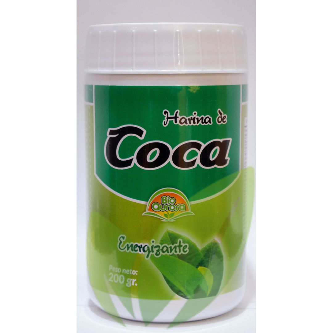 COCA HOJAS POLVO 200GRS POTE | Energizante, Huesos, Digestivo, Artritis, Estrés. - Salud Vida Peru
