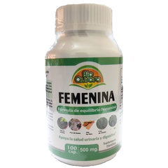 FEMENINA 100 CÁPSULAS 500MG | Menstruación, Infecciones urinarias, Miomas, Quistes.