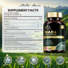 Liposomal NAD+ 1200mg con Trans Resveratrol | Longevidad.
