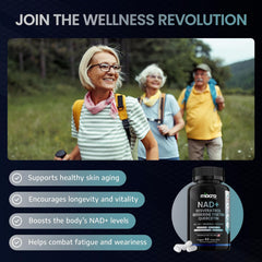 NAD TRANS-RESVERATROL 90 CÁPSULAS - Longevidad. Vence 22.12.26