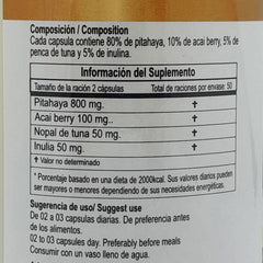 Pitacai 500mg 100 cápsulas - Estreñimiento - Colon saludable - Salud Vida Peru