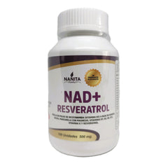 NAD+ RESVERATROL 100 CÁPSULAS 500MG | Longevidad, memoria, salud general. - Salud Vida Peru