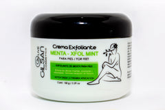 CREMA EXFOLIANTE PARA PIES CON MENTA POTE 150GRS | Callos, Asperezas, Pies. - Salud Vida Peru