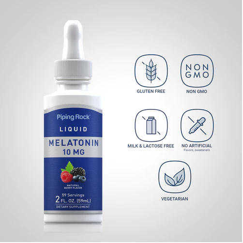MELATONINA LÍQUIDA 10MG 60ML | Sueño, Antioxidante, Pérdida de peso. - Salud Vida Peru