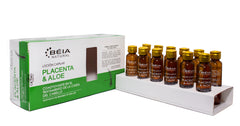 LOCIÓN CAPILAR PLACENTA & ALOE -TRATAMIENTO DE LA CAIDA DEL CABELLO 15 mL – Caja x 12 - Salud Vida Peru