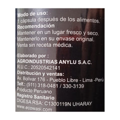 SACHA INCHI 100 CÁPSULAS 500MG | Función cerebral, Regulación hormonal, Antiinflamatorio. - Salud Vida Peru