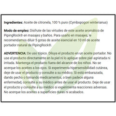 Aceite esencial de citronela | 15 ml