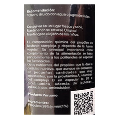 PROPÓLEO PREMIUM 120 ML | Infecciones respiratorias.