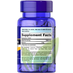 MELATONINA 5MG 120 TABLETAS RECUBIERTAS | Sueño, Antioxidante, Pérdida de peso. - Salud Vida Peru