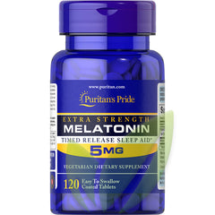 MELATONINA 5MG + B6, 120 TABLETAS RECUBIERTAS | Sueño, Antioxidante, Pérdida de peso. - Salud Vida Peru