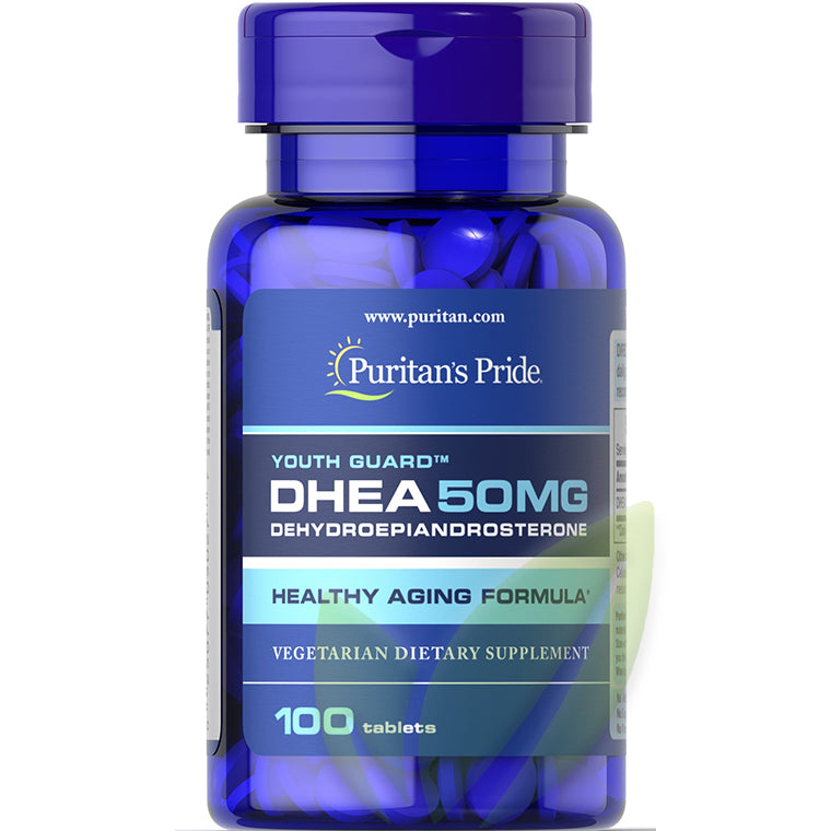 DHEA 50mg. 100 tabletas | Equilibrio hormonal, Menopausia, Antienvejecimiento. - Salud Vida Peru