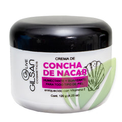 Concha de nácar crema facial con vitamina E (humectante y suavizante) | 120 g - Salud Vida Peru