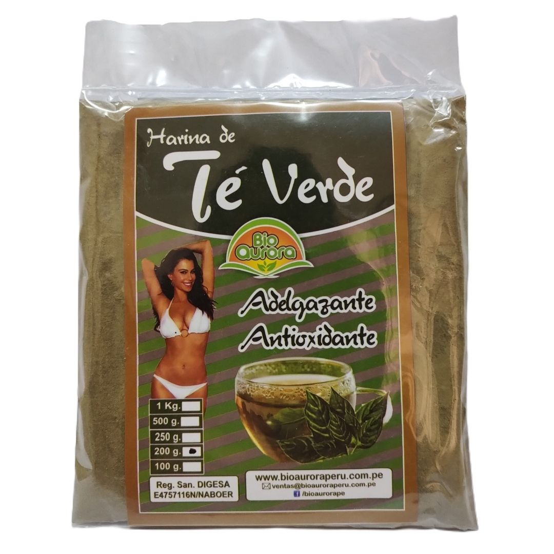 TÉ VERDE HARINA 200GRS.