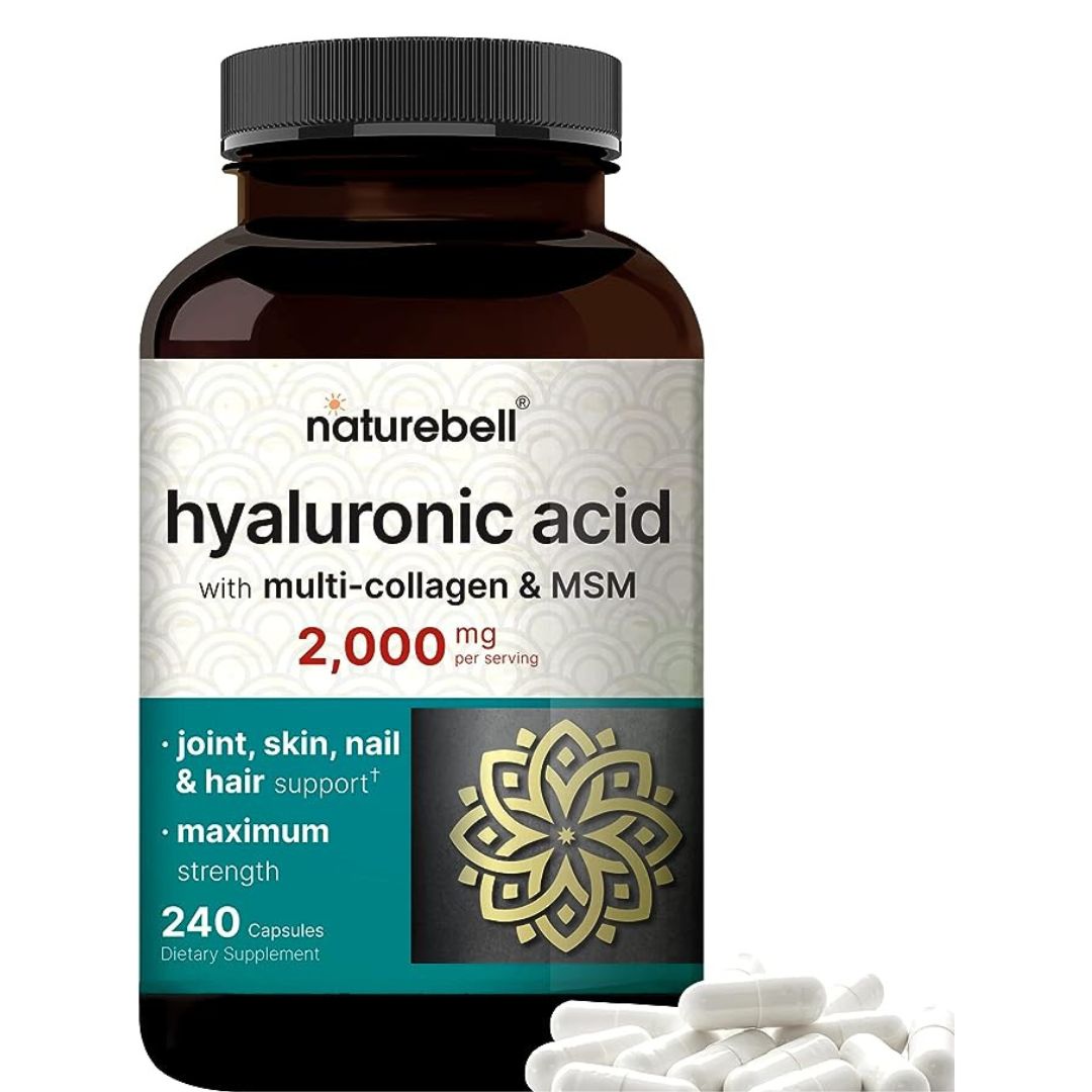 Ácido Hialurónico con multi colágeno y MSM 240 cápsulas 2,000mg