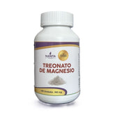 TREONATO DE MAGNESIO 100 CÁPSULAS 500MG. | Memoria, Estrés, Ansiedad, Sueño.