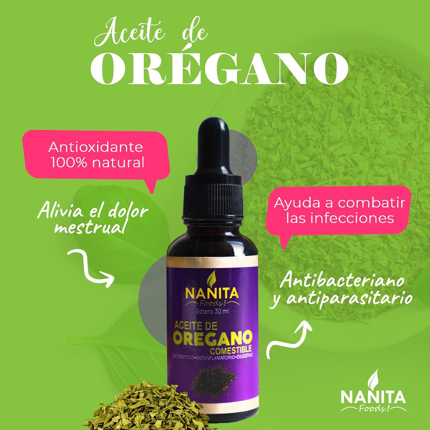 ACEITE DE ORÉGANO COMESTIBLE 30ML