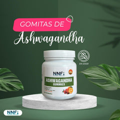 ASHWAGANDHA GOMITAS ADULTOS 90 UNIDADES | Estrés, Ansiedad, Estado de ánimo, Antioxidante.