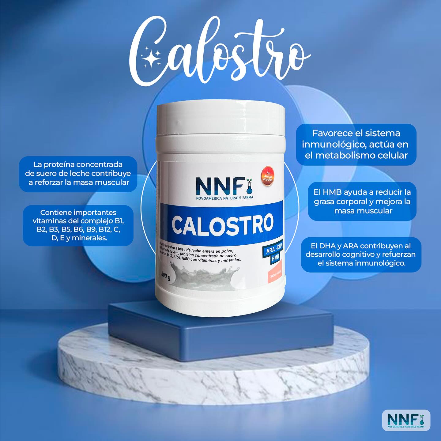 CALOSTRO POLVO 500G POTE | Infecciones, crecimiento muscular, nutritivo.