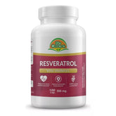 RESVERATROL 100 CÁPSULAS 500MG | Antioxidante, Colesterol, Neuroprotector, Longevidad, Diabetes.