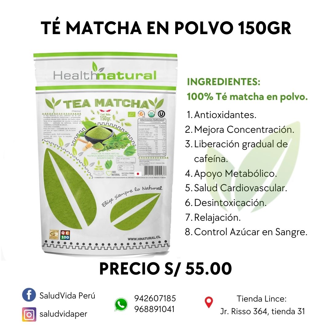 Té de Matcha en polvo 150gr.