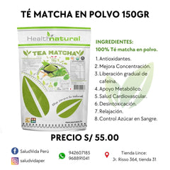 Té de Matcha en polvo 150gr.