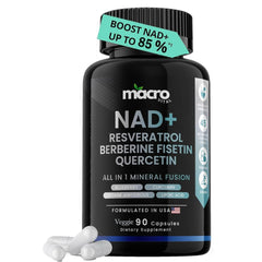 NAD TRANS-RESVERATROL 90 CÁPSULAS - Longevidad. Vence 22.12.26