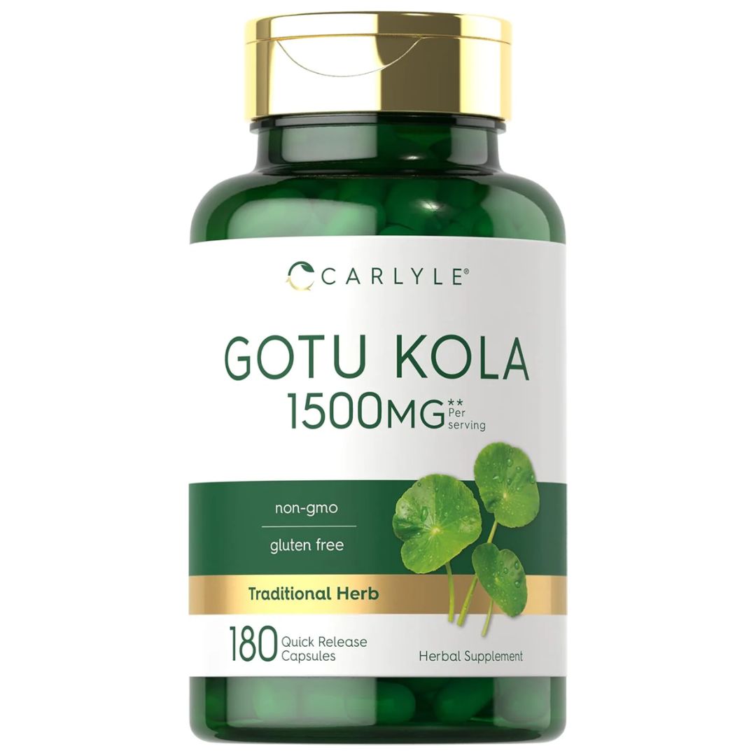 Gotu Kola o Centella Asiática 1500mg. p/s 180 cápsulas