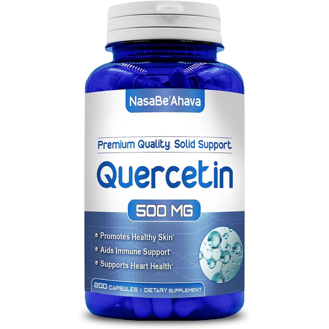 QUERCETINA 500MG 2000 CÁPS. | Antioxidante, Antiiflamatorio, Anticancerígeno, Alergias, Asma.
