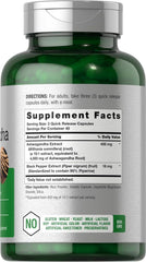 ASHWAGANDHA 4500MG P/S 120 CÁPSULAS | Estrés, Ansiedad, Sueño, Antiinflamatorio, Equilibrio hormonal.