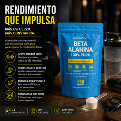 Beta Alanina en polvo 500 g