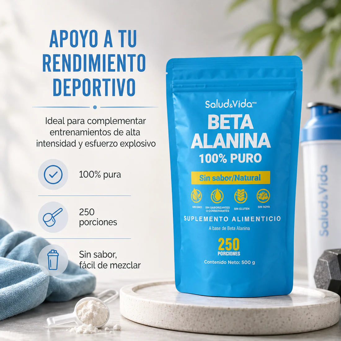Beta Alanina en polvo 500 g