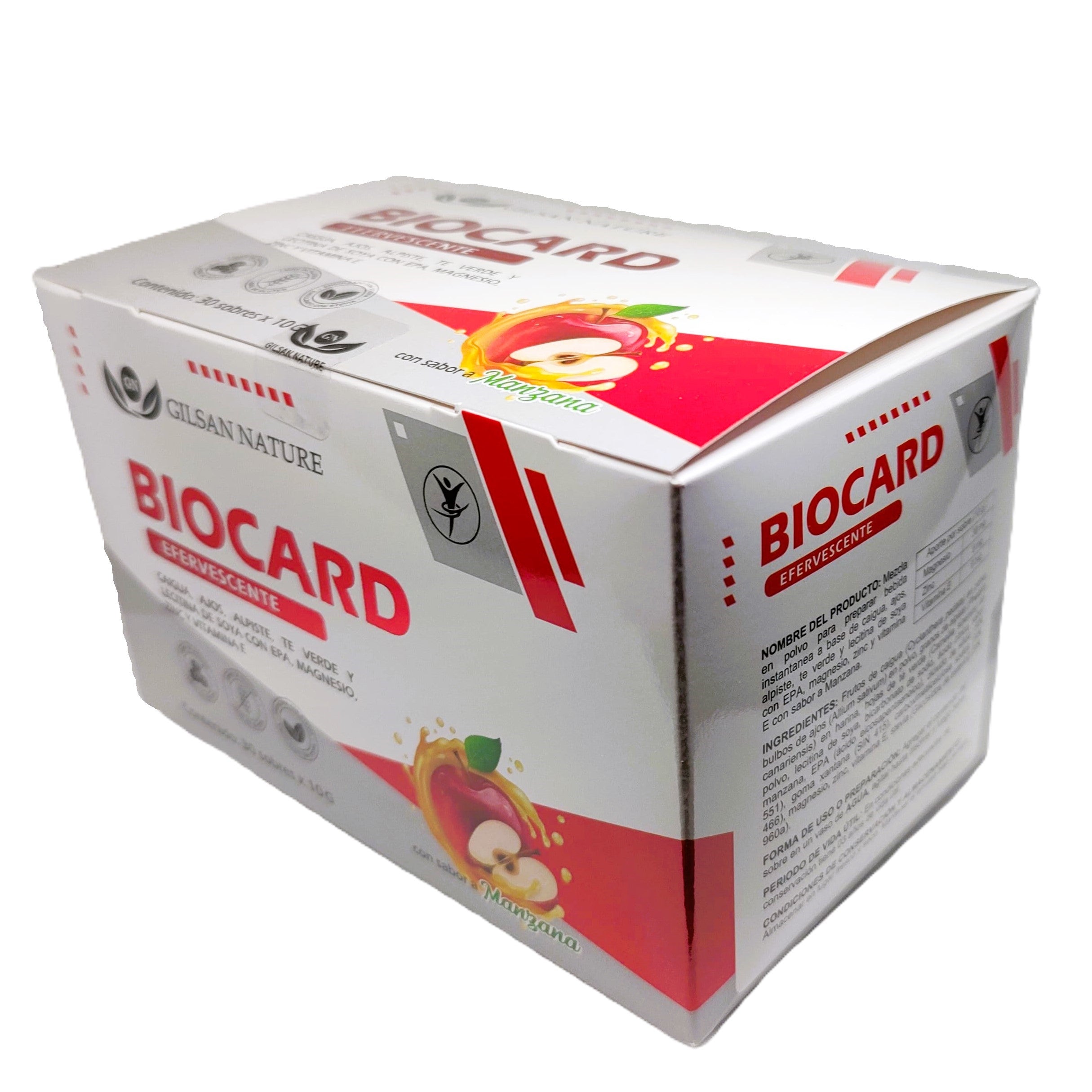 Biocard 30 sobres - Colesterol, Triglicéridos, Glucosa