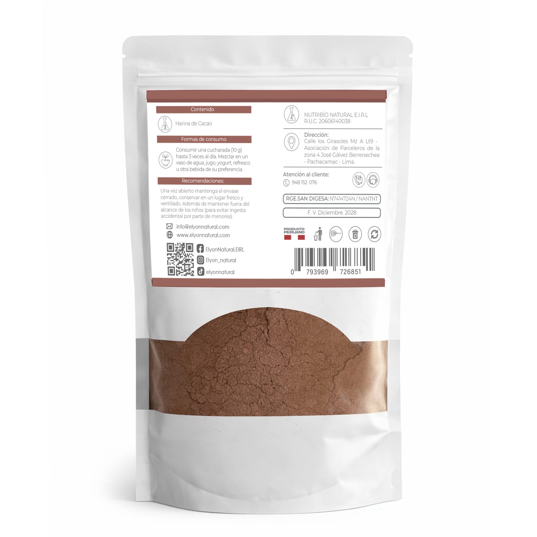 Cacao en polvo (Instantáneo) 200grs.