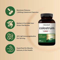 Colostrum 1000mg p/s 240 cápsulas