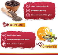 COQ-10 300MG. 120 CÁPSULAS | Presión arterial alta , Rendimiento físico, Antioxidante.