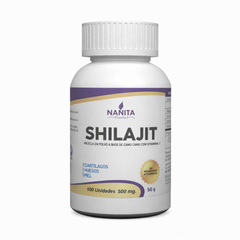 Shilajit 500mg. 100 CÁPSULAS | Antioxidante, Articulaciones, Fertilidad, Testosterona, Desintoxicante.