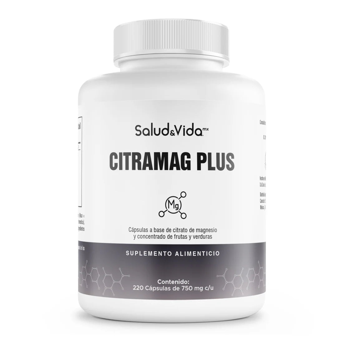 Citramag Plus 750 mg 220 Cápsulas