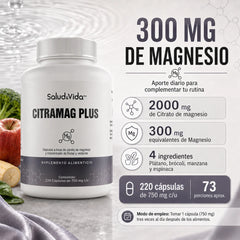 Citramag Plus 750 mg 220 Cápsulas