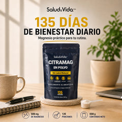 Citrato de magnesio en polvo 500g