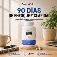 Colina e Inositol 180 Cápsulas