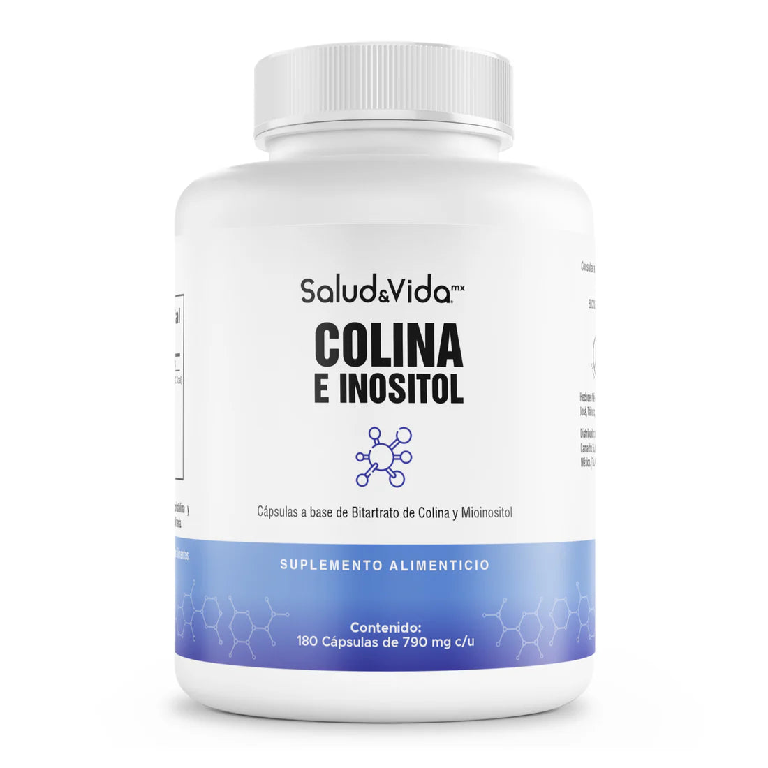 Colina e Inositol 180 Cápsulas