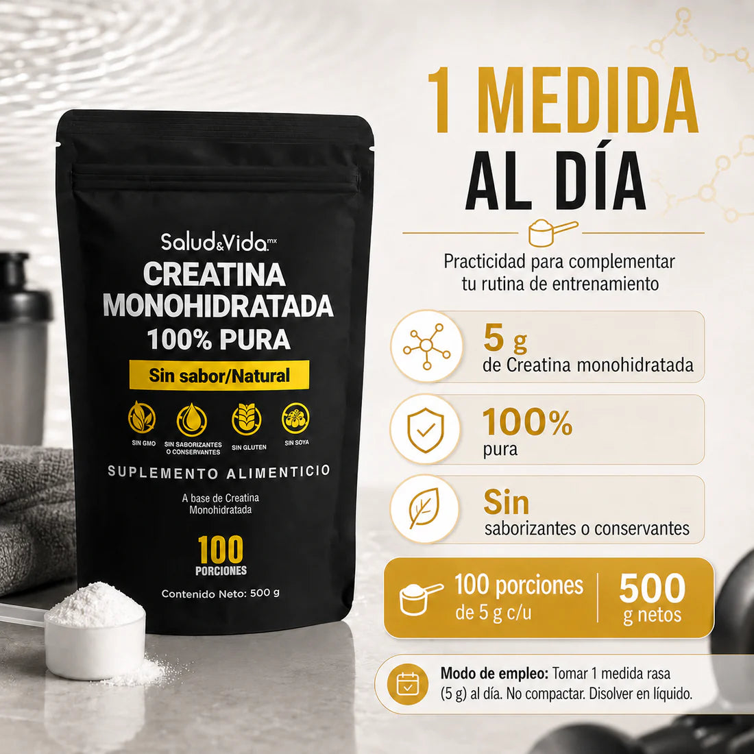 Creatina Monohidratada 500g