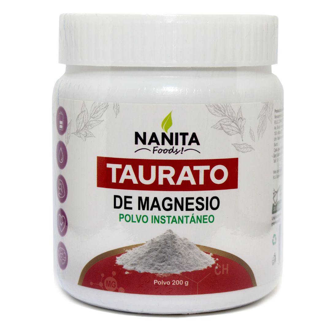 Taurato de Magnesio 200 g. - Estrés . Presión arterial alta - Corazón