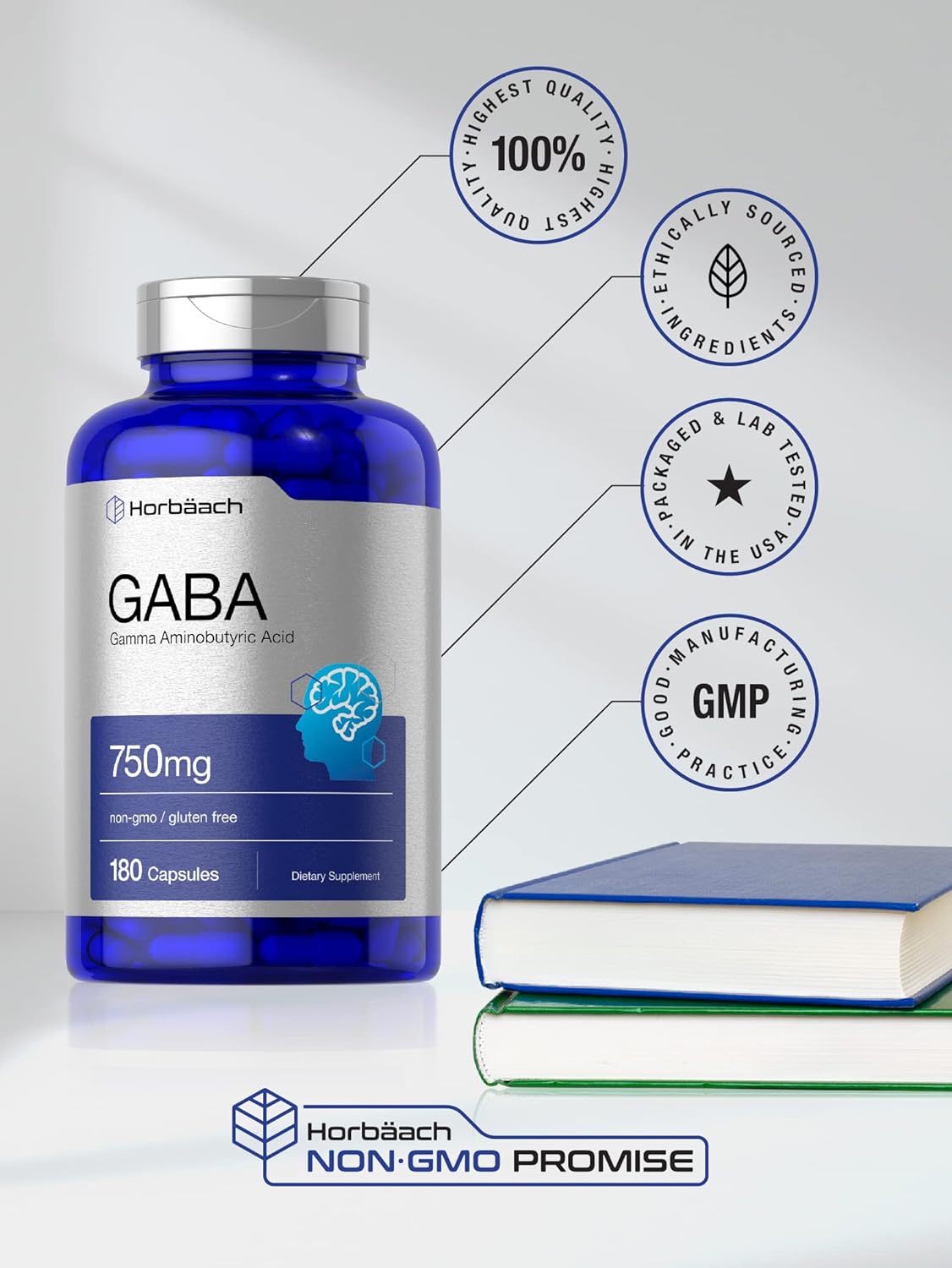 Gaba 750 mg 180 cápsulas