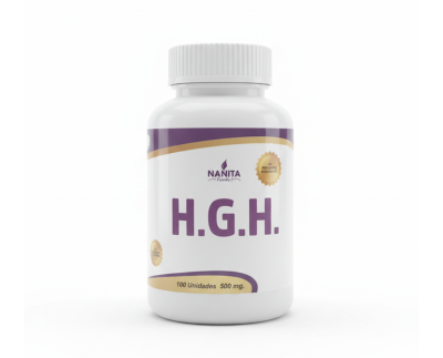 H.G.H. 500mg  100 Cápsulas  - Nanita  - Regenerador Celular y Energía Natural-Desarrollo muscular - Salud Vida Peru