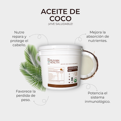 Aceite de Coco Virgen Orgánico 4 L