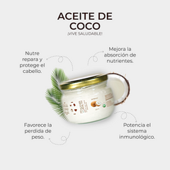 Aceite de Coco Virgen Orgánico | 140 ml