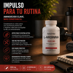 L-Arginina 300 Cápsulas 1000 mg